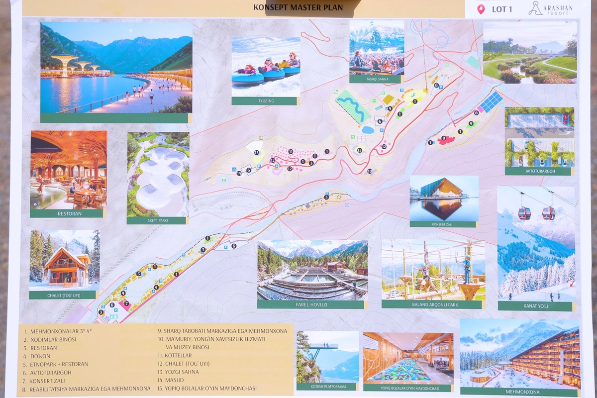 乌兹别克斯坦纳曼干州启动 1.5 亿美元 Arashan 度假村建设项目